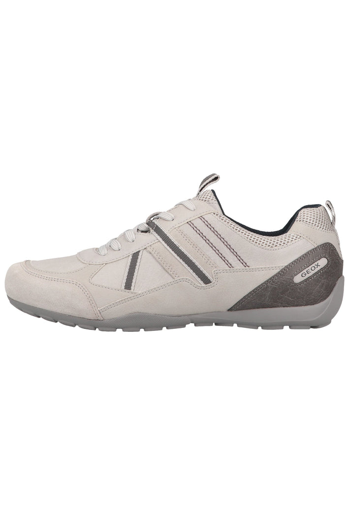 Geox Sneaker Lederimitat/Mesh Hellgrau - surf4shoes