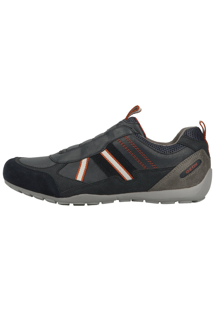 Geox Sneaker Lederimitat/Mesh Dunkelblau - surf4shoes
