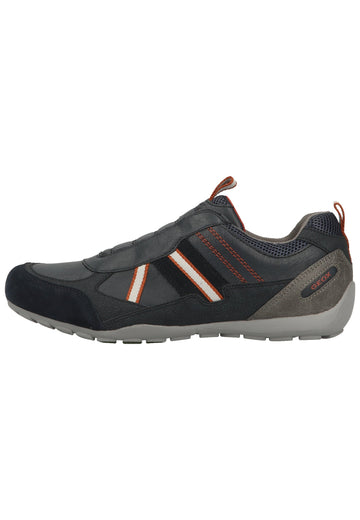Geox Sneaker Lederimitat/Mesh Dunkelblau - surf4shoes
