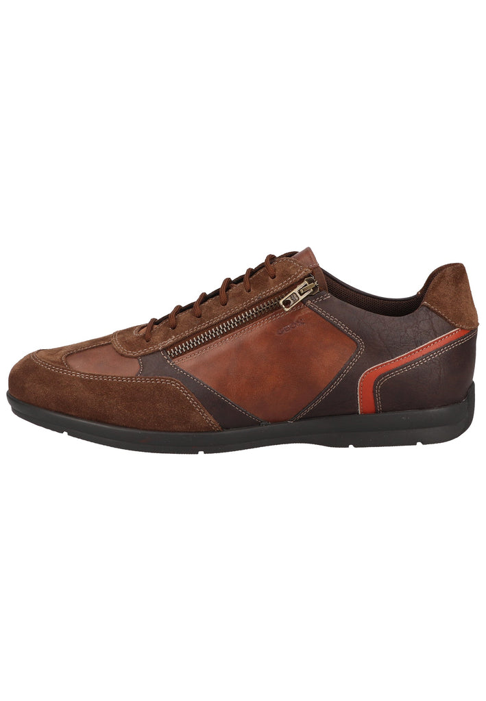 Geox Sneaker Veloursleder/Synthetik Cognac - surf4shoes