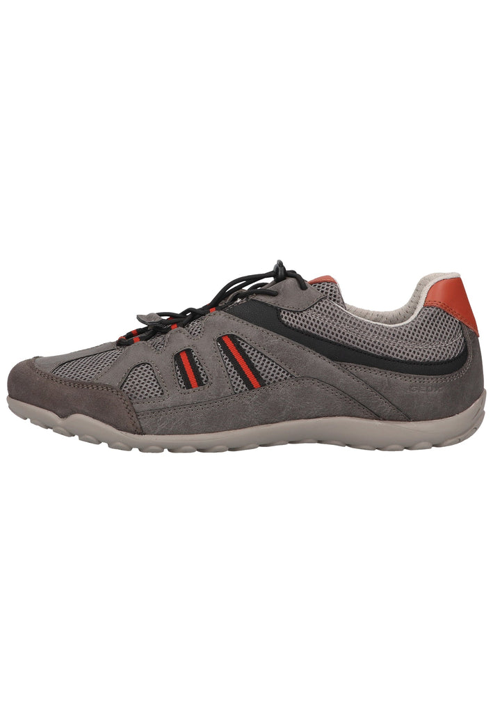 Geox Sneaker Lederimitat/Mesh Grau - surf4shoes