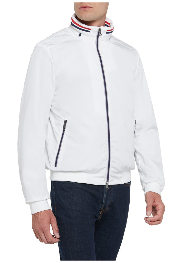Geox Jacken 100% Polyester Weiß - surf4shoes