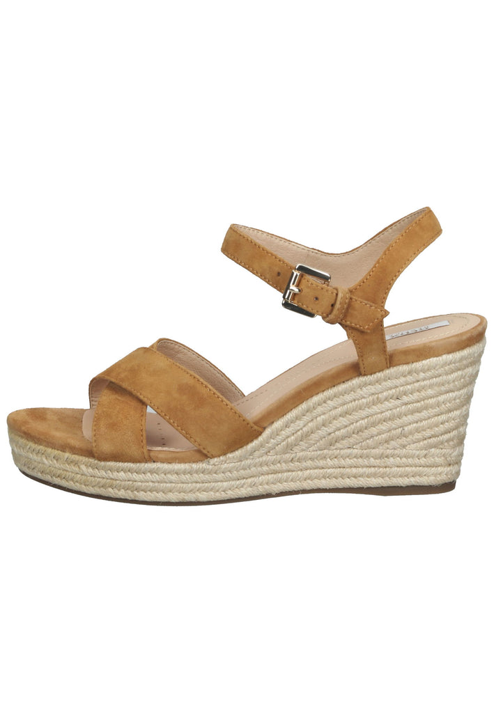 Geox Sandalen Veloursleder Curry - surf4shoes