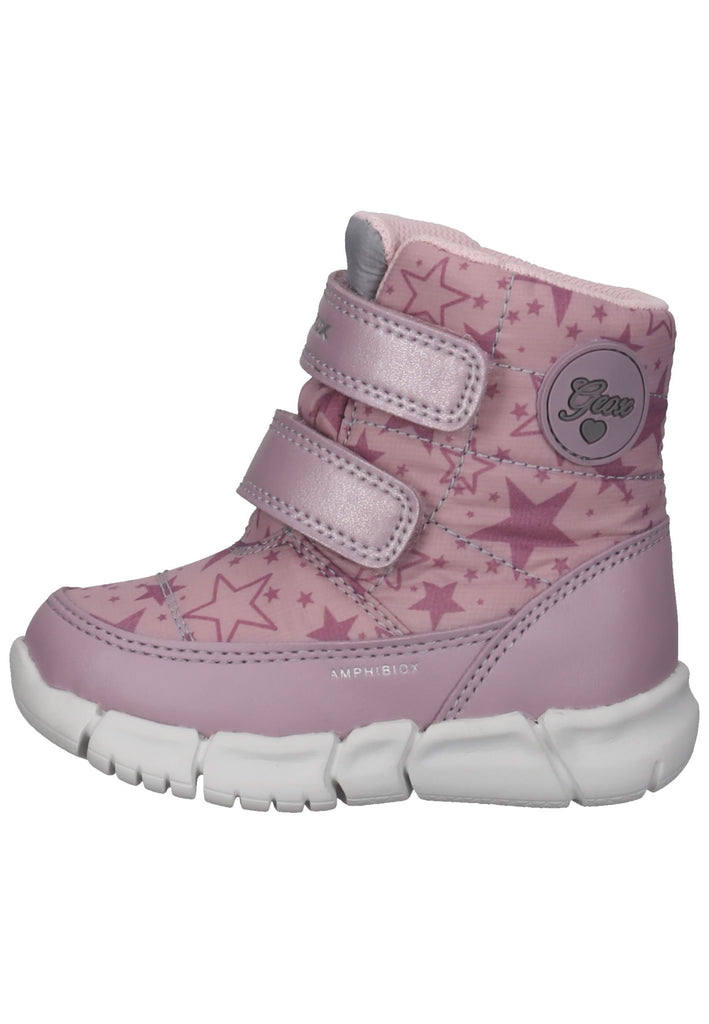 Geox Stiefelette Synsoft Rosa/Grau Warmfutter - surf4shoes