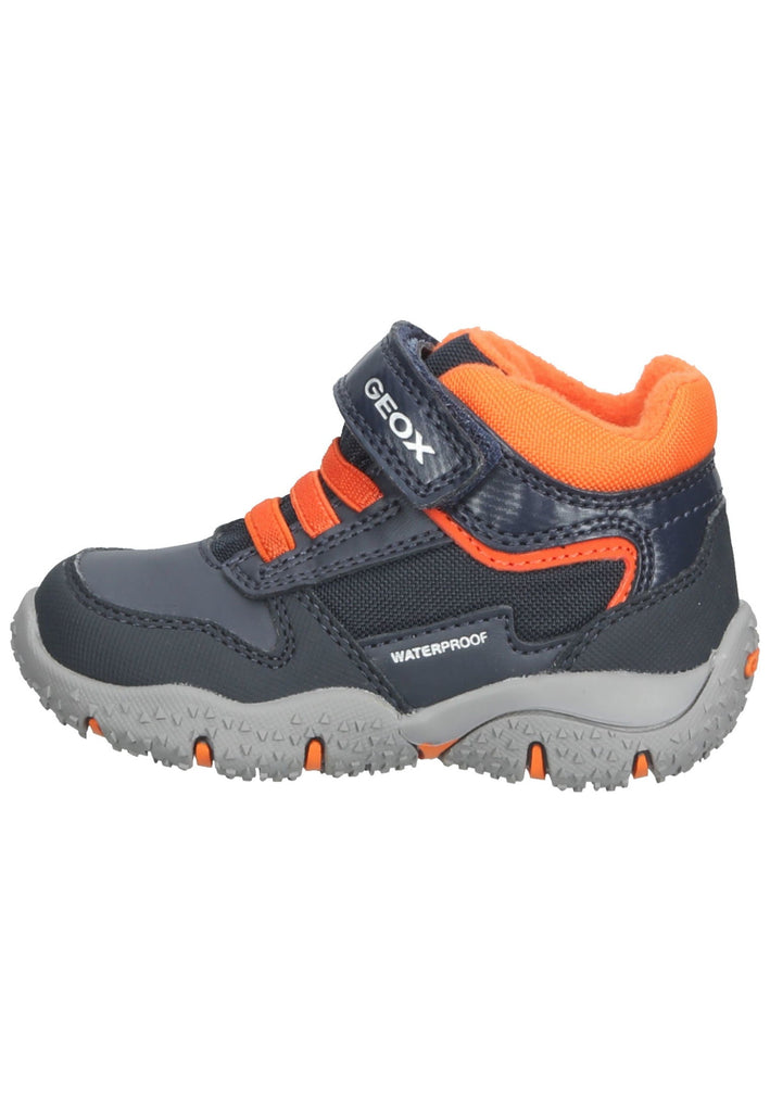 Geox Sneaker Synthetik/Textil Navy/Orange - surf4shoes
