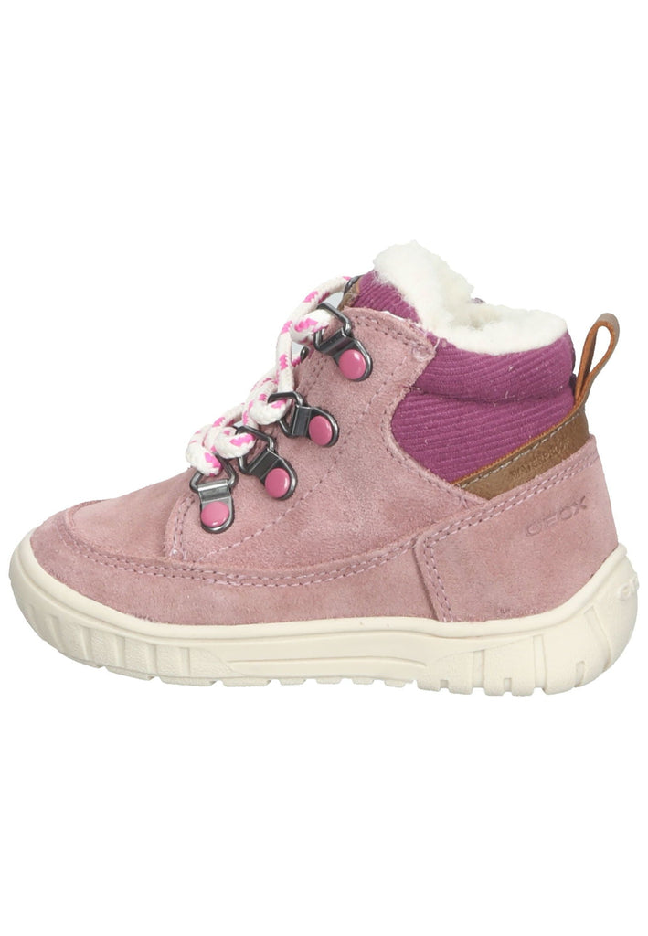 Geox Stiefelette Leder/Textil Rose - surf4shoes