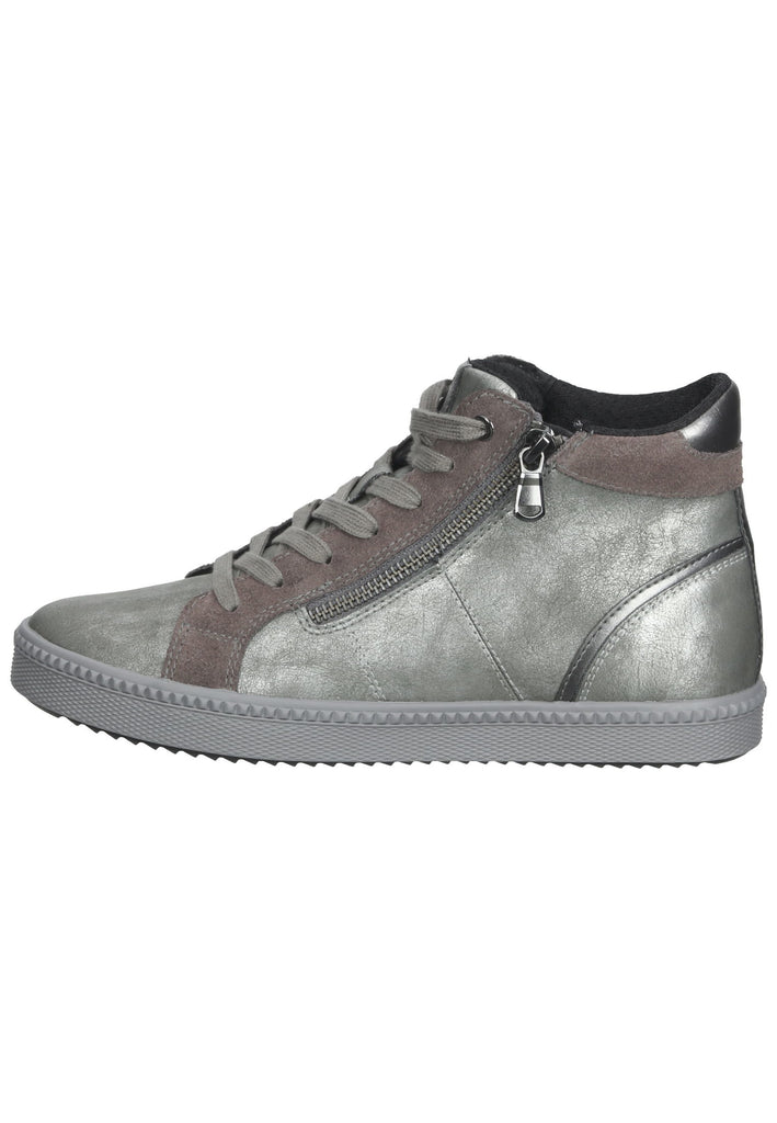 Geox Sneaker Synthetik Dunkelgrau - surf4shoes