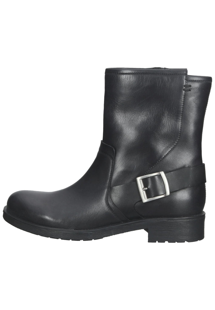 Geox Stiefelette Nappaleder Schwarz - surf4shoes
