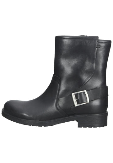 Geox Stiefelette Nappaleder Schwarz - surf4shoes