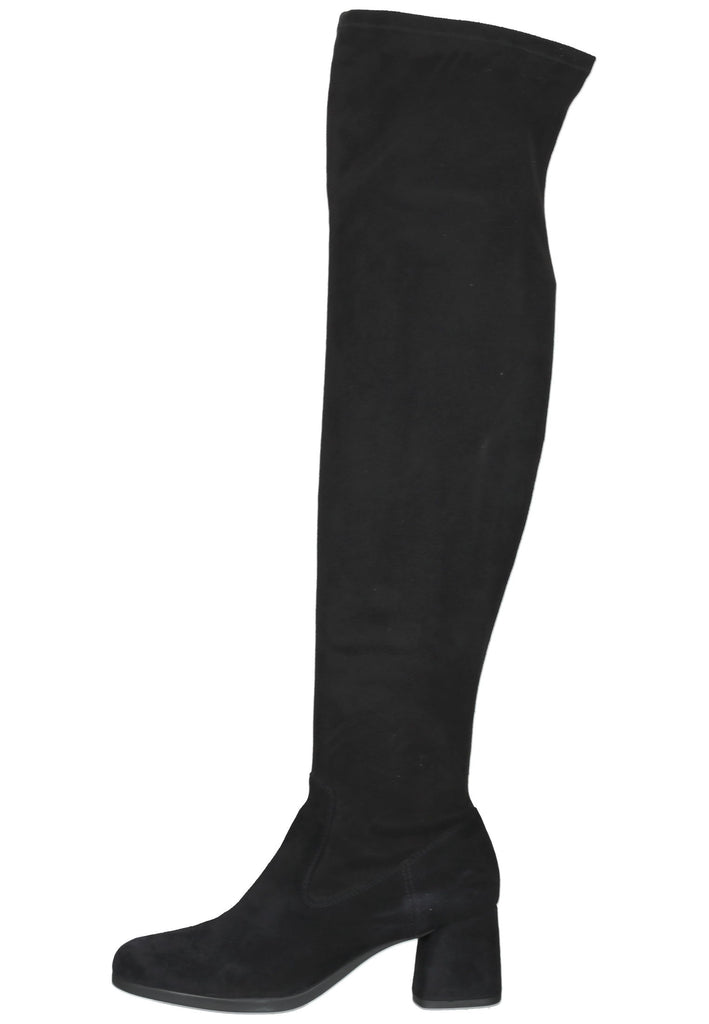 Geox Stiefel Leder/Synthetik Schwarz - surf4shoes