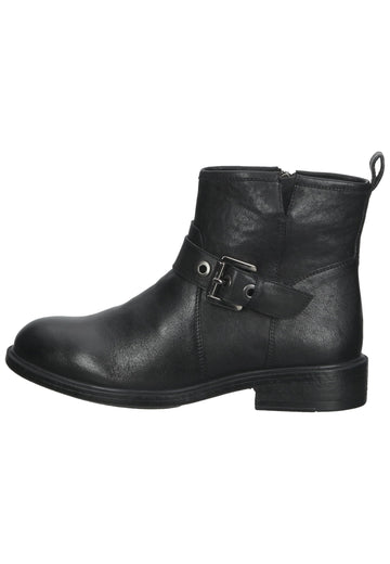 Geox Stiefelette Leder Schwarz Warmfutter - surf4shoes