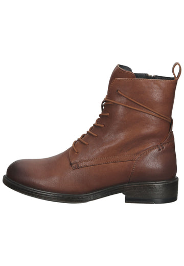 Geox Stiefelette Leder Cognac Warmfutter - surf4shoes