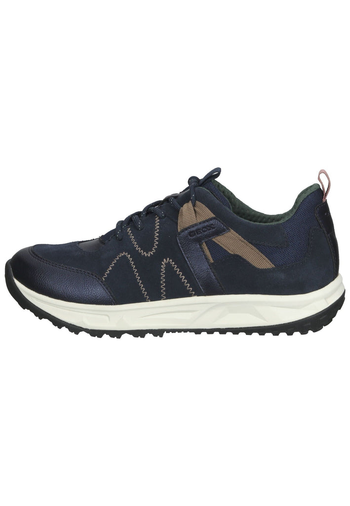 Geox Sneaker Leder/Textil Blau - surf4shoes