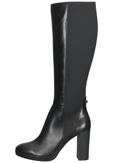 Geox Stiefel Leder/Textil Schwarz - surf4shoes