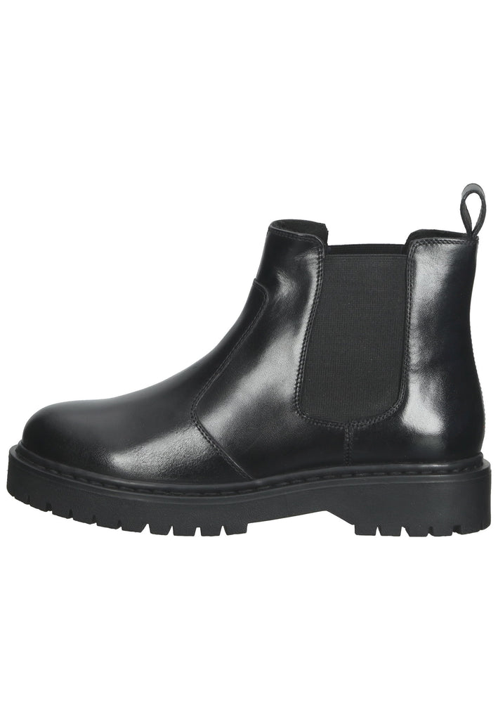 Geox Stiefelette Leder/Nylon Schwarz - surf4shoes