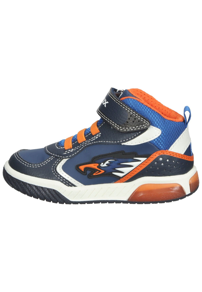 Geox Sneaker Synthetik/Textil Navy/Orange - surf4shoes