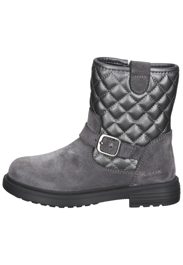 Geox Stiefel Leder/Synthetik Grau - surf4shoes
