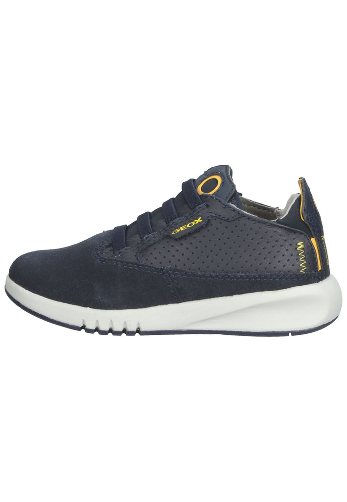 Geox Sneaker Leder/Textil Navy - surf4shoes