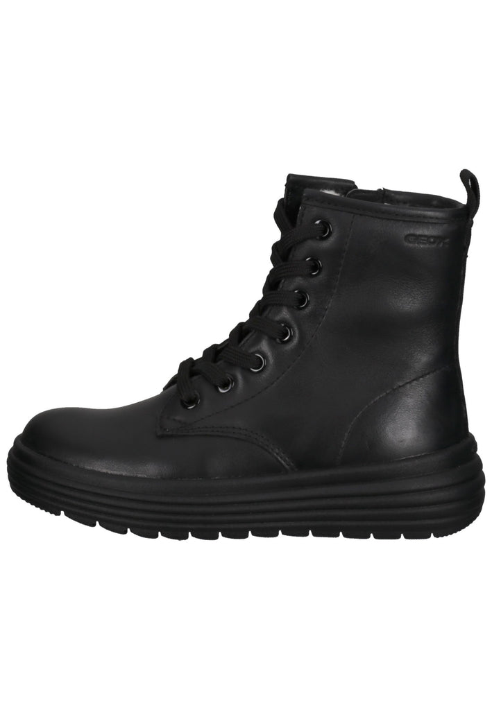 Geox Stiefelette Nappaleder Schwarz Warmfutter - surf4shoes