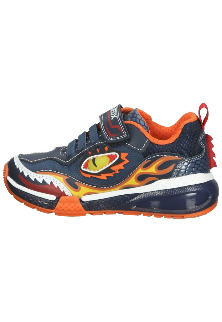 Geox Sneaker Synthetik/Textil Navy/Orange - surf4shoes