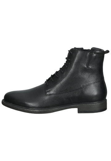 Geox Businessschuhe Glattleder Schwarz - surf4shoes