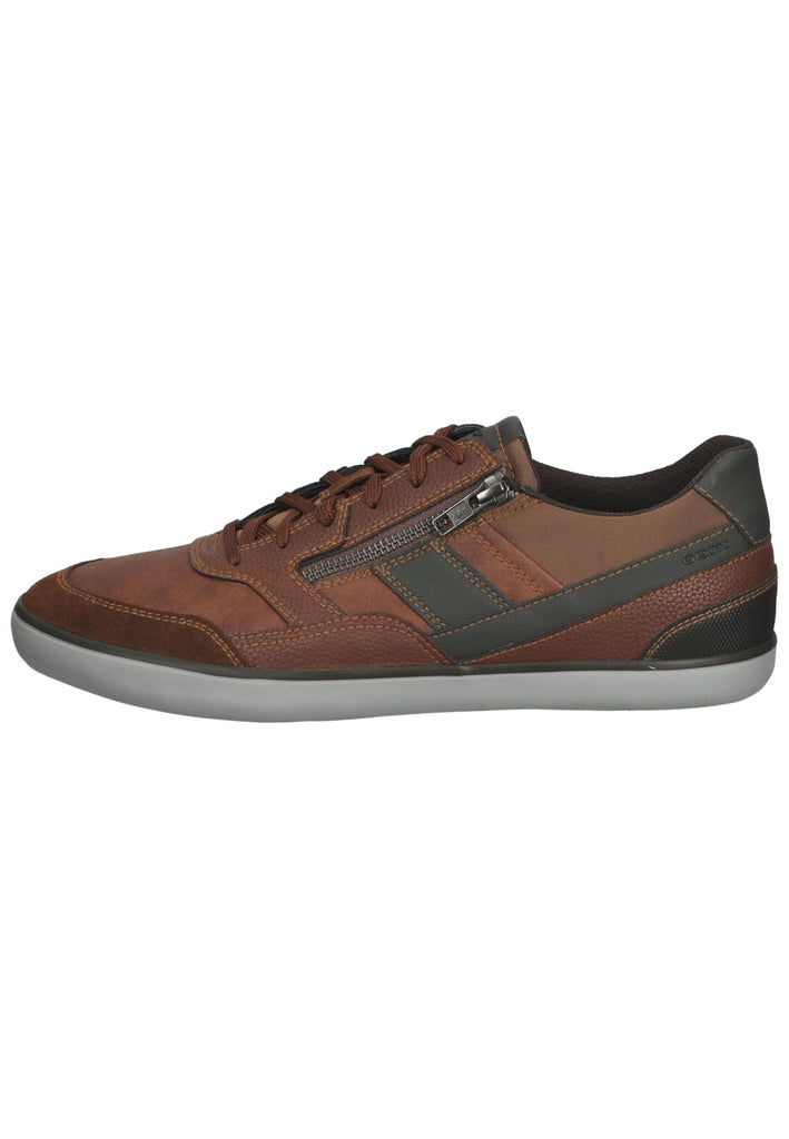 Geox Sneaker Lederimitat/Textil Cognac - surf4shoes