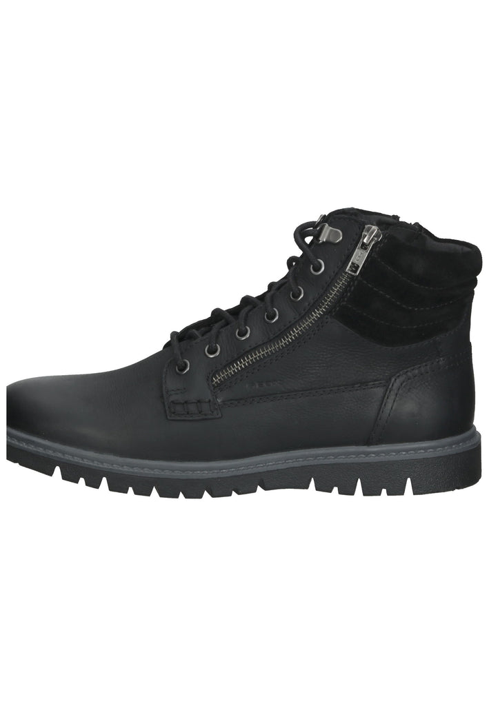 Geox Sneaker Leder Schwarz - surf4shoes