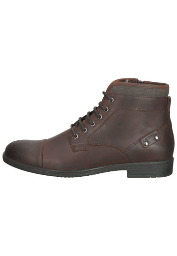Geox Stiefelette Leder/Textil Braun - surf4shoes