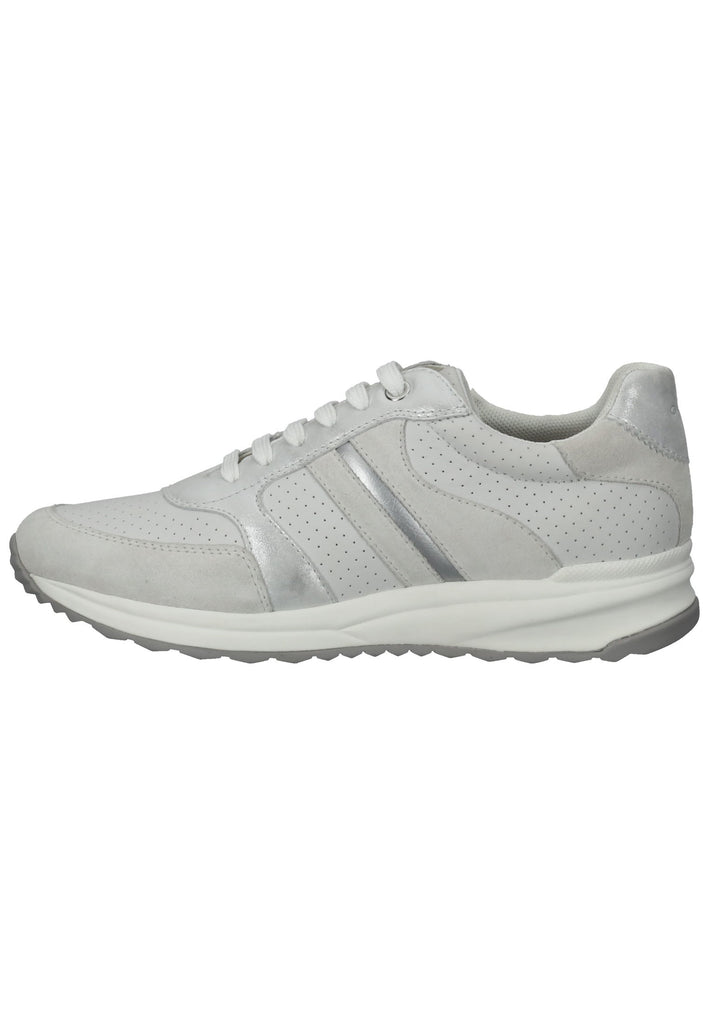 Geox Sneaker Leder/Synthetik Weiß - surf4shoes