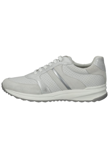 Geox Sneaker Leder/Synthetik Weiß - surf4shoes