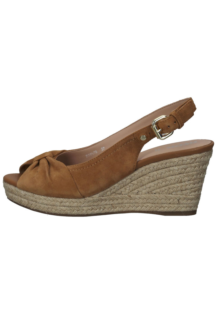 Geox Sandalen Veloursleder Cognac - surf4shoes
