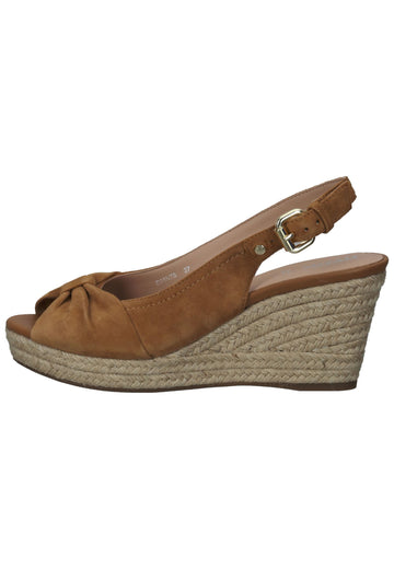 Geox Sandalen Veloursleder Cognac - surf4shoes