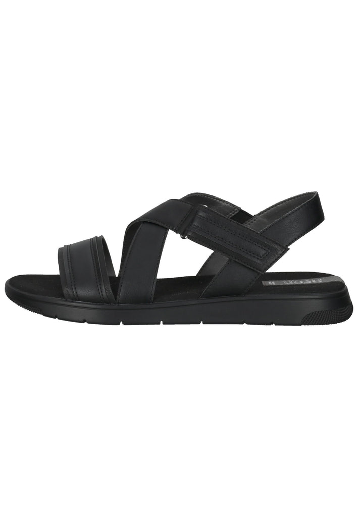 Geox Sandalen Lederimitat Schwarz - surf4shoes