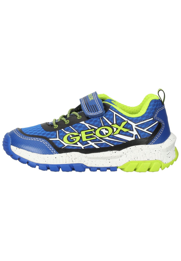 Geox Sneaker Lederimitat/Mesh Royalblau - surf4shoes