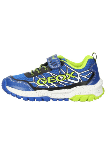 Geox Sneaker Lederimitat/Mesh Royalblau - surf4shoes
