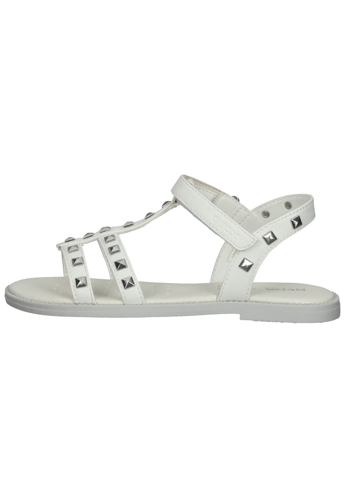 Geox Sandalen Lederimitat Weiß - surf4shoes