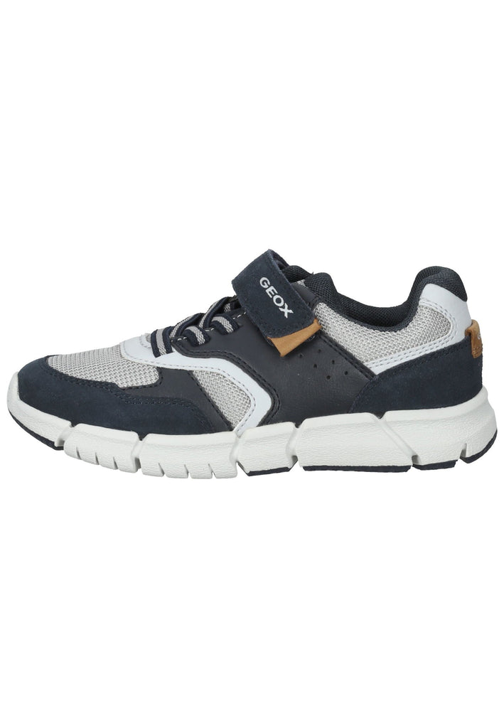 Geox Sneaker Leder/Textil Navy/Grau - surf4shoes