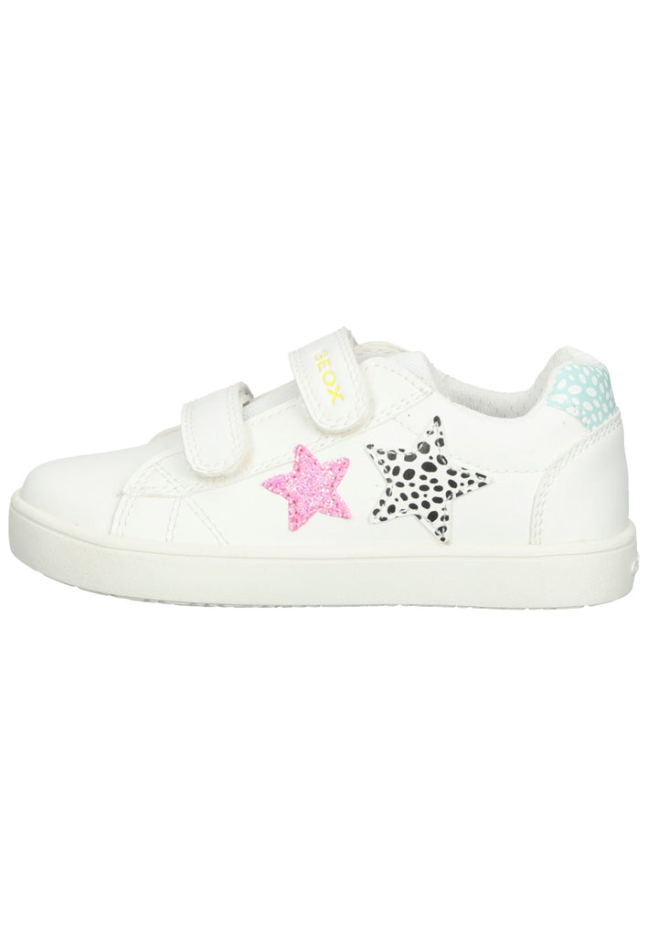 Geox Sneaker Lederimitat/Textil Weiß - surf4shoes