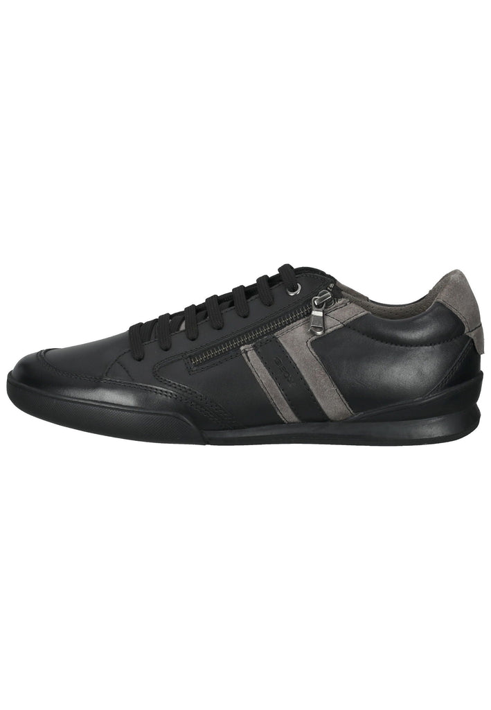 Geox Sneaker Leder/Synthetik Schwarz - surf4shoes