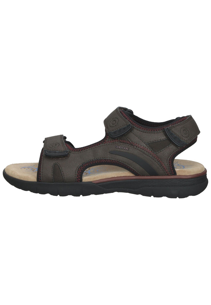 Geox Sandalen Lederimitat/Textil Coffee - surf4shoes