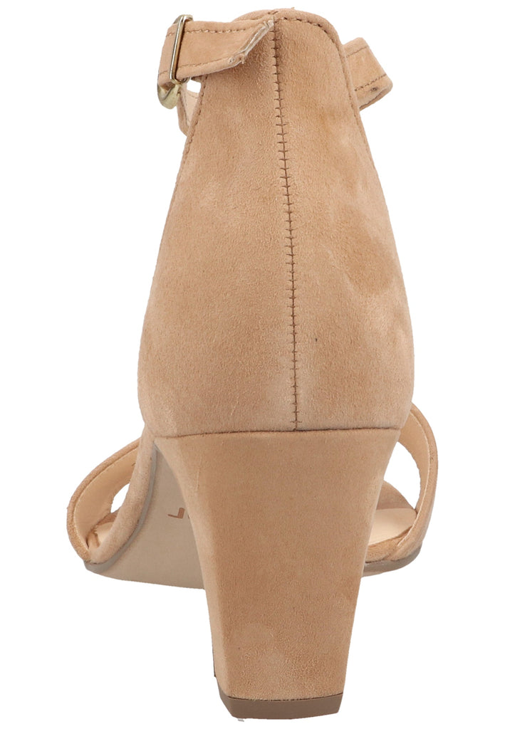 Gabor Sandalen Samt Caramel - surf4shoes