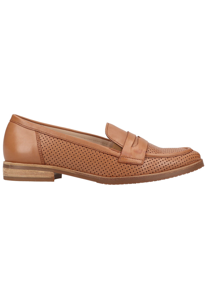 Gabor Slipper Leder Mittelbraun - surf4shoes