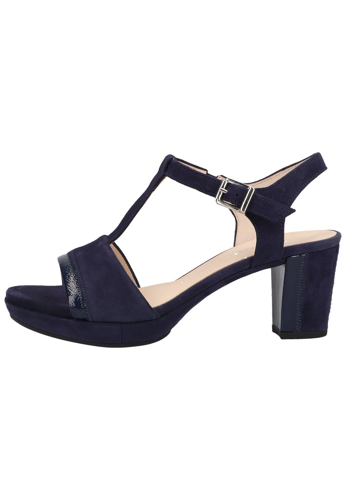 Gabor Sandalen Leder Blau - surf4shoes