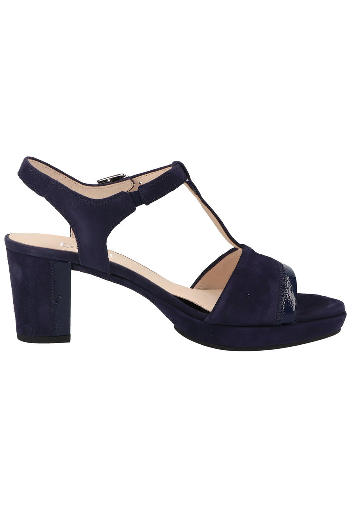 Gabor Sandalen Leder Blau - surf4shoes
