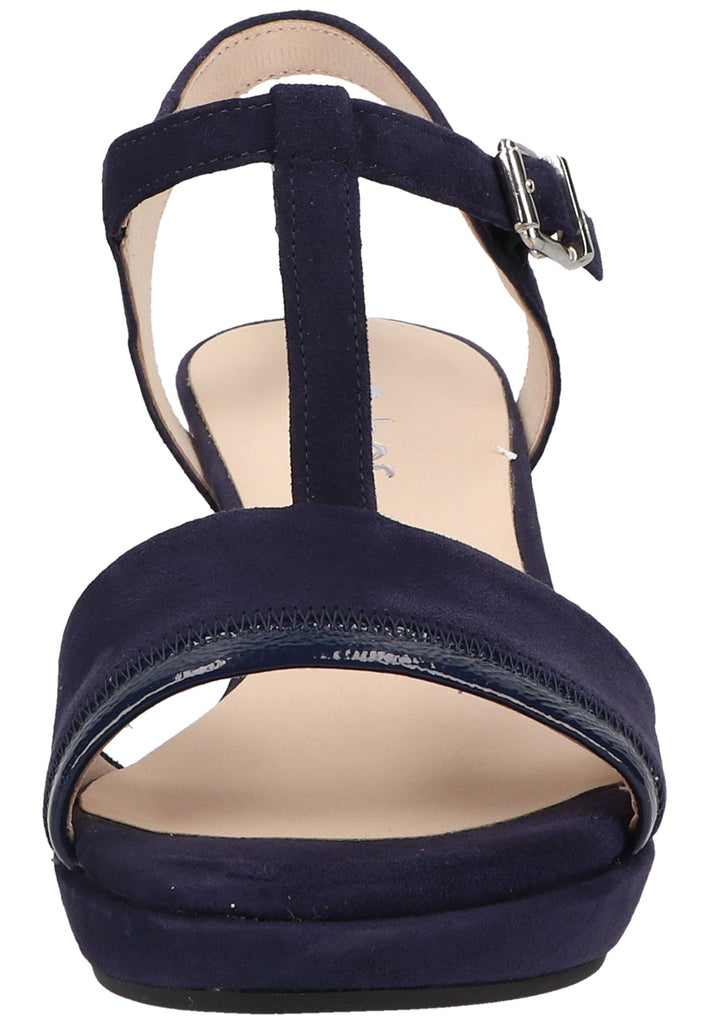 Gabor Sandalen Leder Blau - surf4shoes