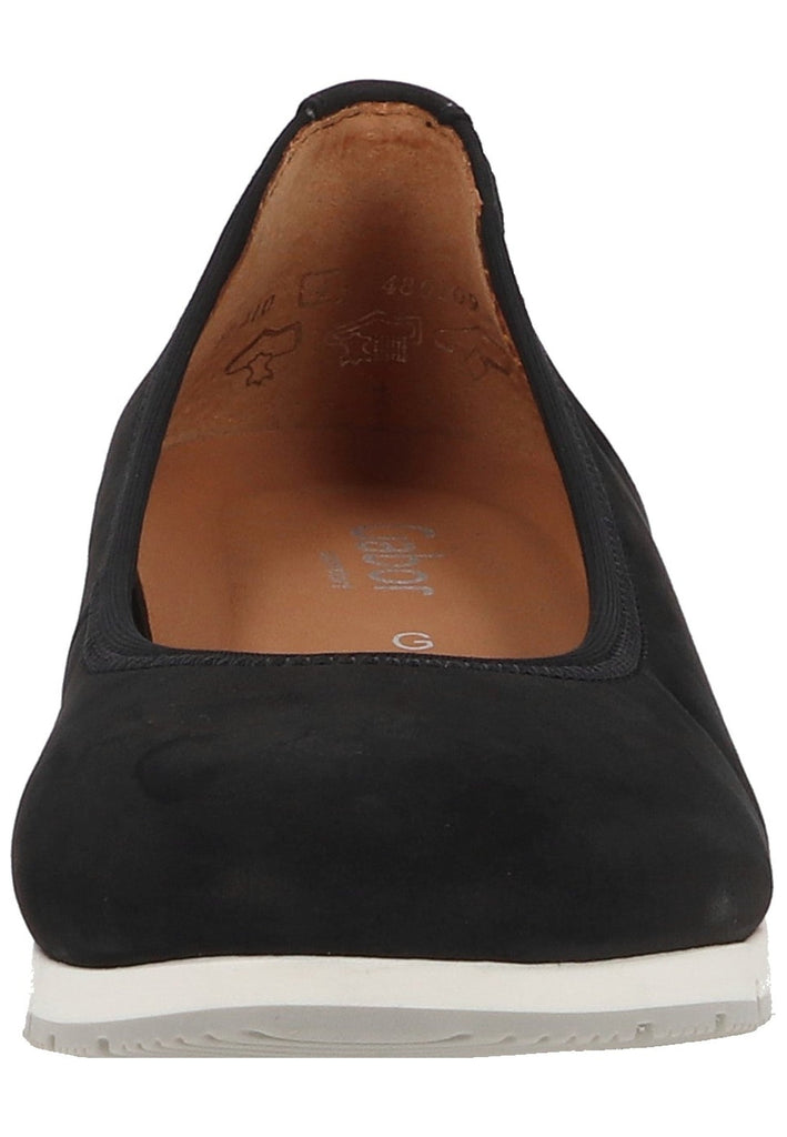 Gabor Ballerinas Nubukleder Schwarz - surf4shoes