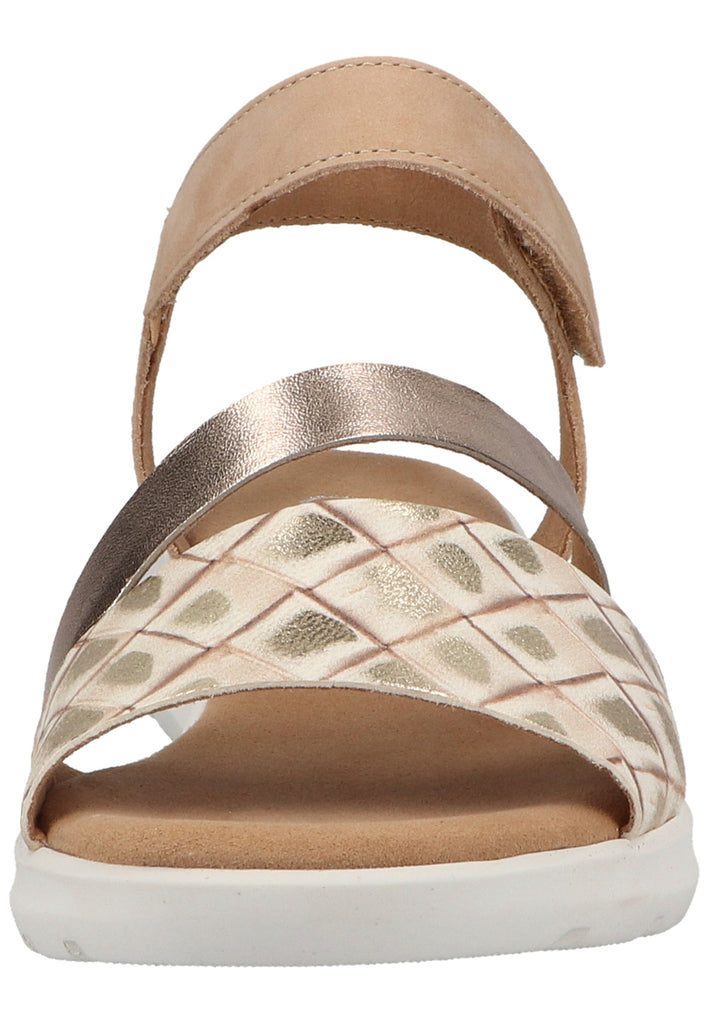 Gabor Sandalen Leder Beige - surf4shoes