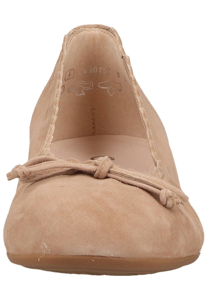 Gabor Ballerinas Veloursleder Sand - surf4shoes