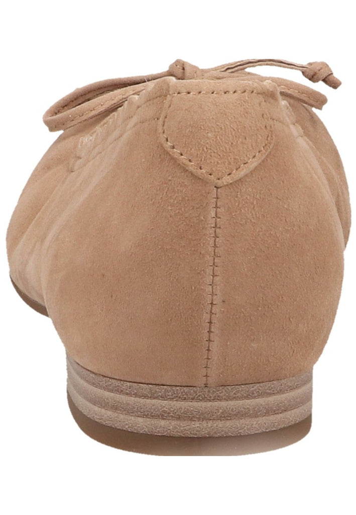 Gabor Ballerinas Veloursleder Sand - surf4shoes
