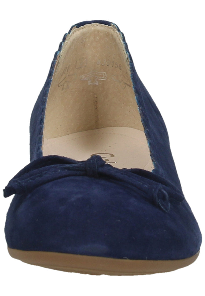 Gabor Ballerinas Veloursleder Blau - surf4shoes